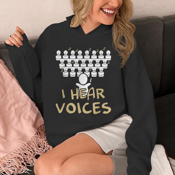 Choir Teacher Shirt I Hear Voices Chorister Tee Unisex Hoodie, funny design