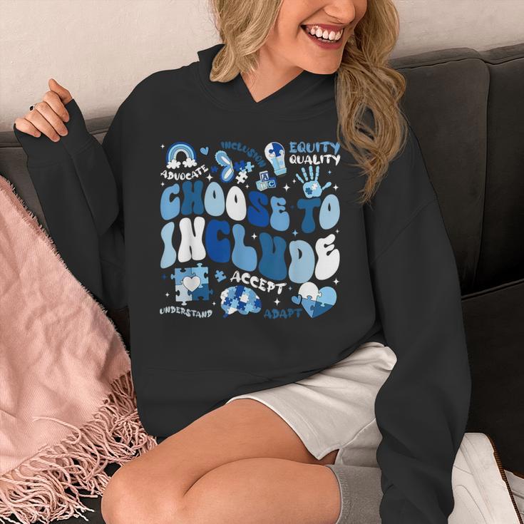 Choose To Include Inclusion Matters Autism Awareness Teacher Unisex Hoodie, funny design