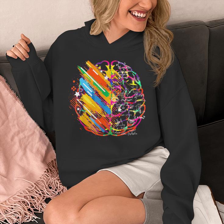 Colorful Brain Art Teacher Artist Painter Student Unisex Hoodie, funny design Colorful Brain Art Teacher Artist Painter Student Unisex Hoodie, funny design