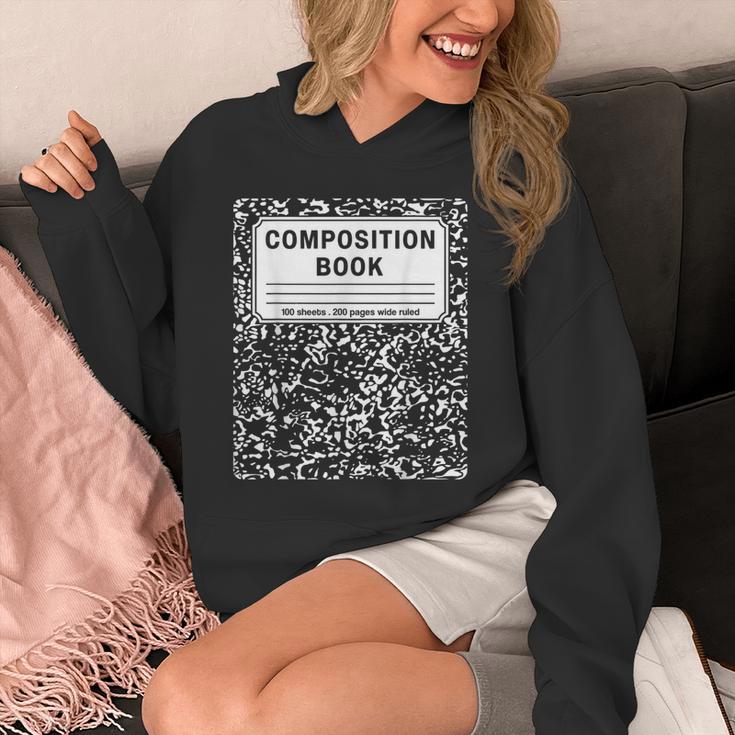Composition Book Notebook Teachers Matching Group Halloween Unisex Hoodie, funny design Composition Book Notebook Teachers Matching Group Halloween Unisex Hoodie, funny design