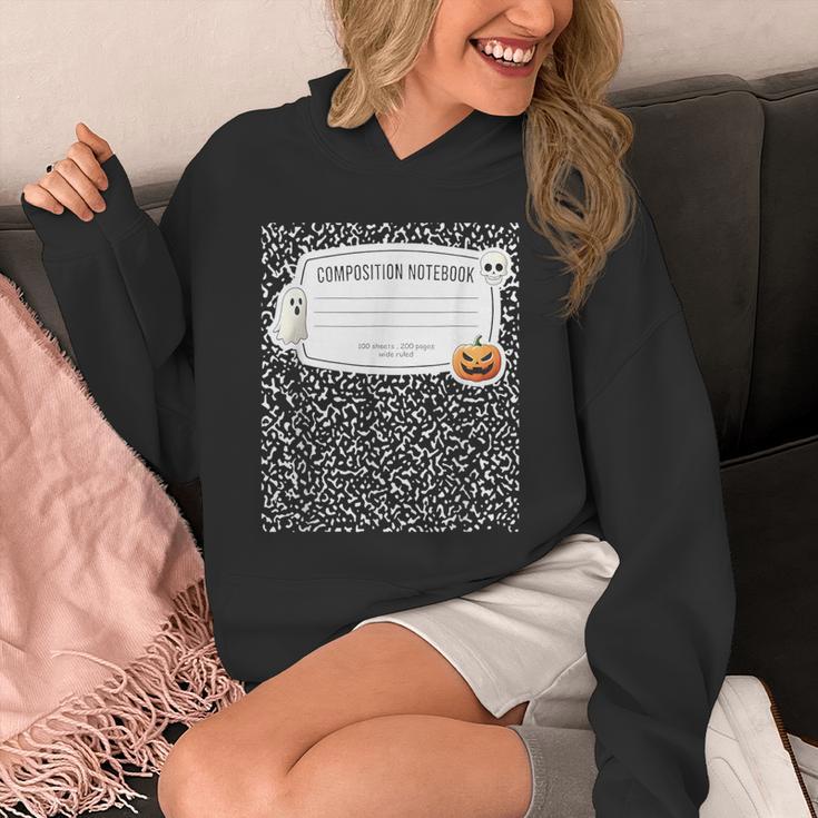 Composition Notebook Costume Adult Halloween For Teacher Unisex Hoodie, funny design Composition Notebook Costume Adult Halloween For Teacher Unisex Hoodie, funny design