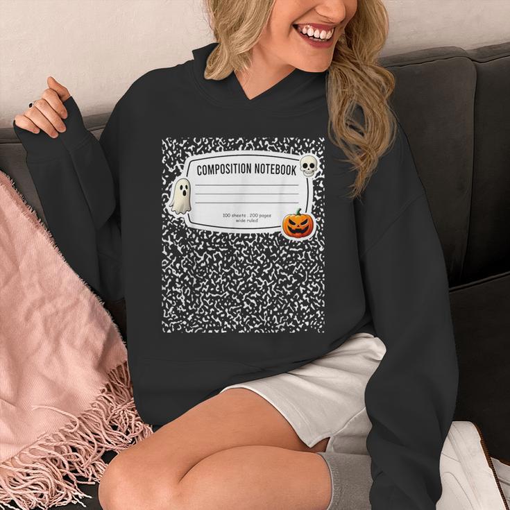 Composition Notebook Costume Adult Halloween For Teachers Unisex Hoodie, funny design Composition Notebook Costume Adult Halloween For Teachers Unisex Hoodie, funny design