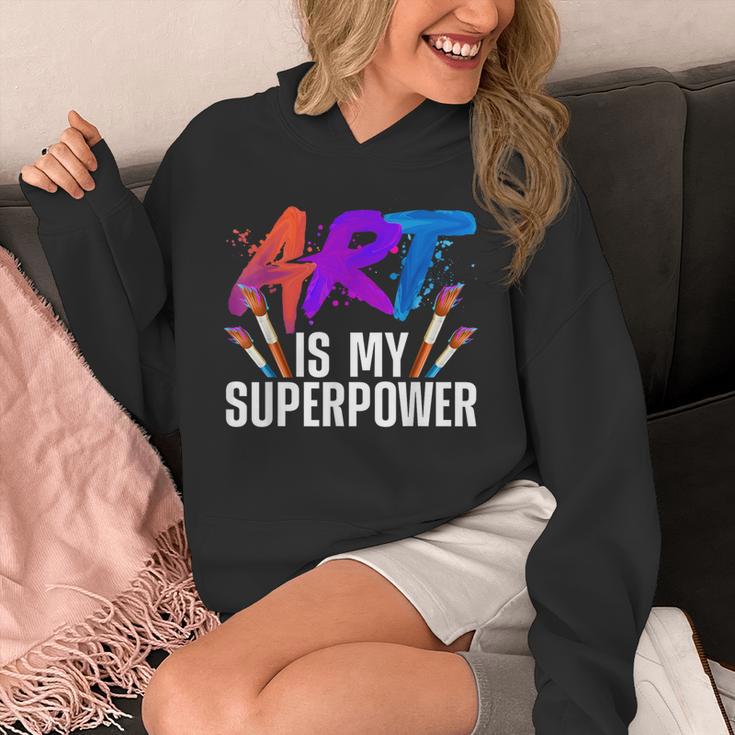 Cool Art For Men Women Art Teacher Artist Painter Superpower Unisex Hoodie, funny design Cool Art For Men Women Art Teacher Artist Painter Superpower Unisex Hoodie, funny design