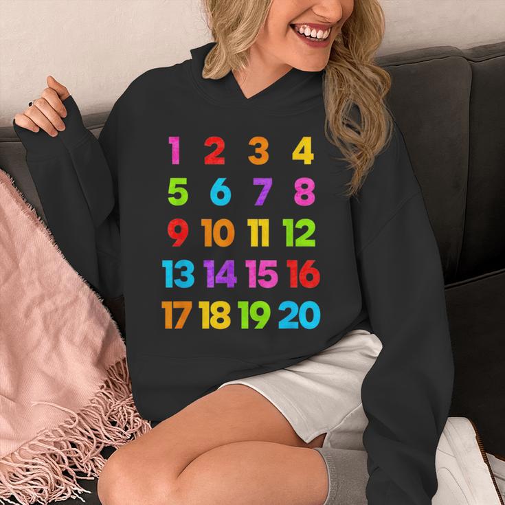 Counting 1-10 Learn To Count Number School Kids Teacher Unisex Hoodie, funny design
