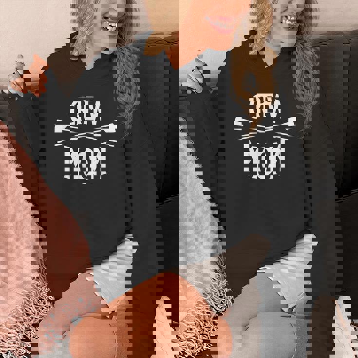 Crew Rowing Mom Team Mama Sculling Crossed Oars Unisex Hoodie