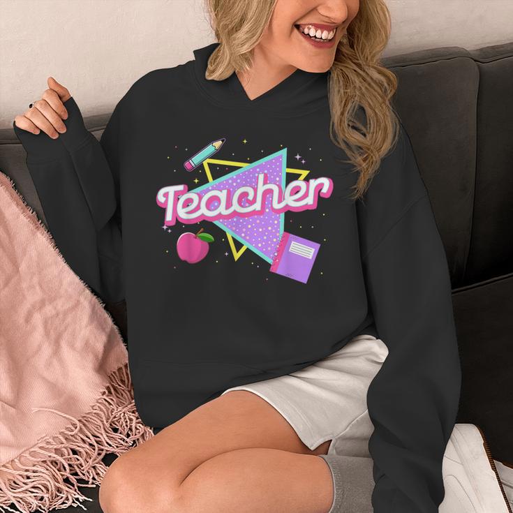 Cute Teacher Shirt 80's 90's Style Retro Old School Teacher For Men Women Unisex Hoodie, funny design