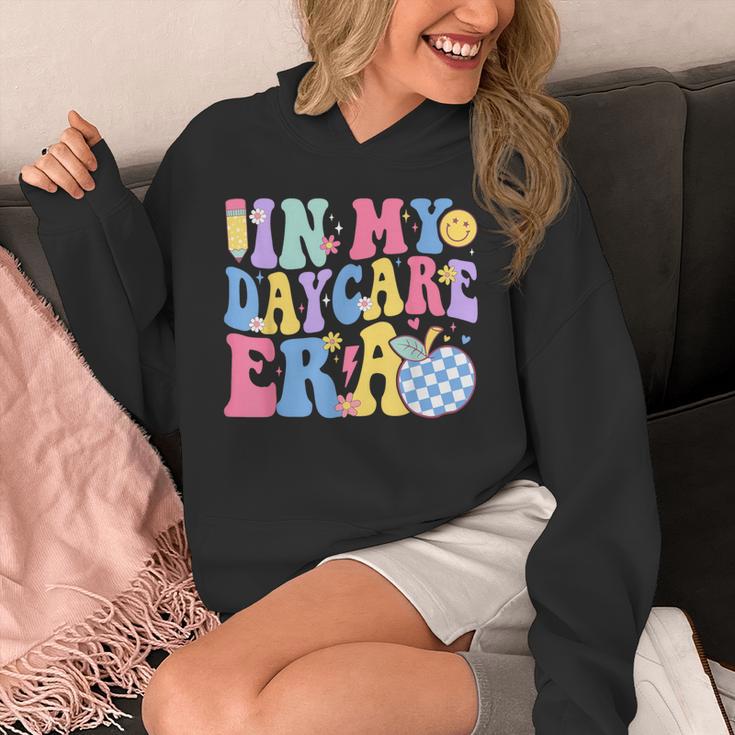 In My Daycare Era Groovy Teacher Daycare First Day Of School Unisex Hoodie, Groovy Teacher Gifts, funny design