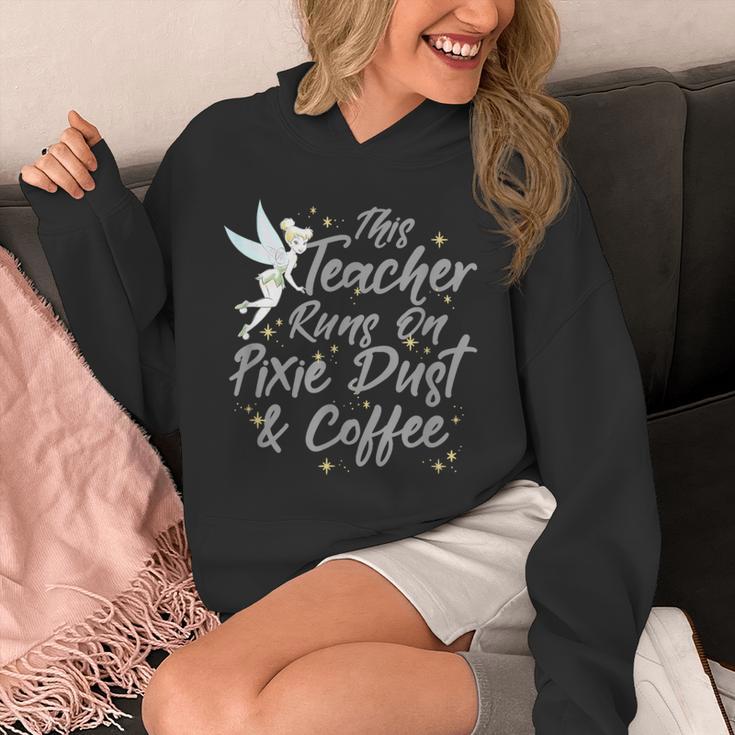 Disney Peter Pan Tinkerbell Teacher Pixie Dust And Coffee Unisex Hoodie, funny design