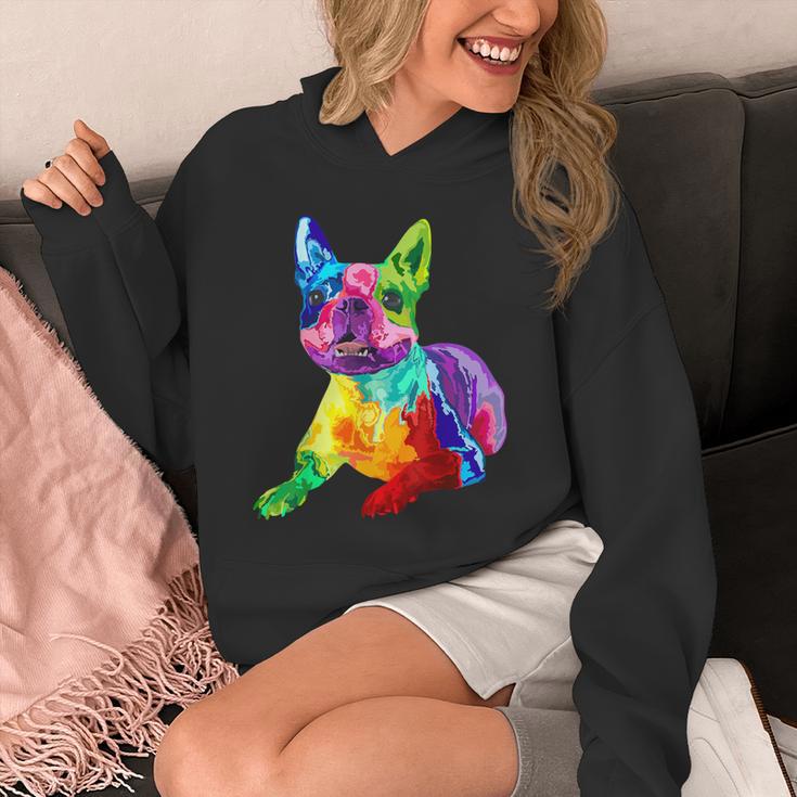 Dog Lover Boston Terrier Dog Colorful Boston Terrier Men Women Kids Unisex Hoodie, funny design