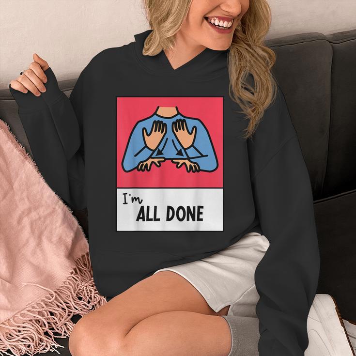 All Done Sped Teacher ASL Teacher Neurodiversity Hand Sign Unisex Hoodie, funny design All Done Sped Teacher ASL Teacher Neurodiversity Hand Sign Unisex Hoodie, funny design