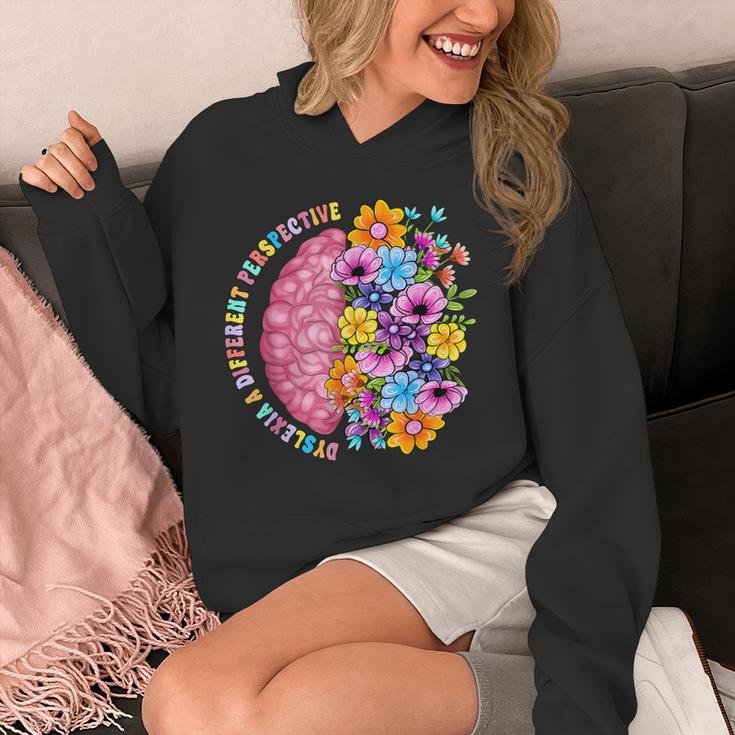 Dyslexia Different Perspective Reading Brain Floral Teacher Unisex Hoodie, funny design Dyslexia Different Perspective Reading Brain Floral Teacher Unisex Hoodie, funny design