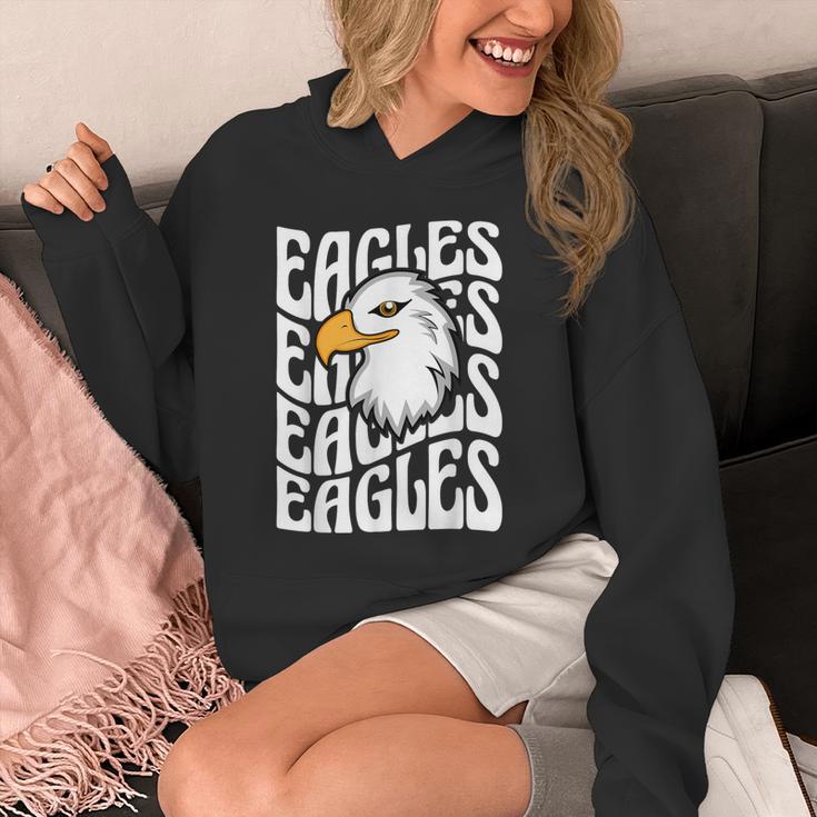Eagles School Sports Fan Team Spirit Teacher Parent Student Unisex Hoodie, funny design