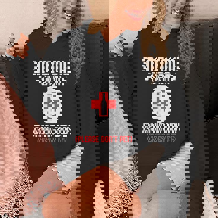 Emotionalupport Drinking Buddy Adultarcastic Humor パーカー