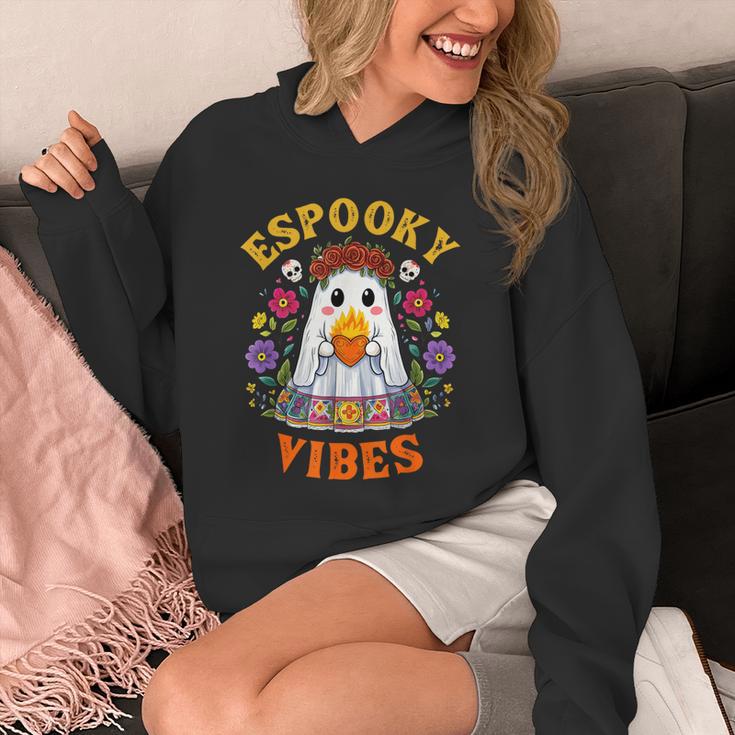Espooky Vibes Spanish Mexican Halloween Ghost Teachers Unisex Hoodie, funny design Espooky Vibes Spanish Mexican Halloween Ghost Teachers Unisex Hoodie, funny design