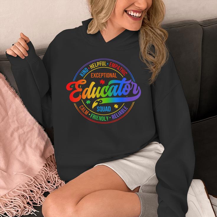 Exceptional Educator Squad Special Education Teacher Autism Unisex Hoodie, funny design Exceptional Educator Squad Special Education Teacher Autism Unisex Hoodie, funny design