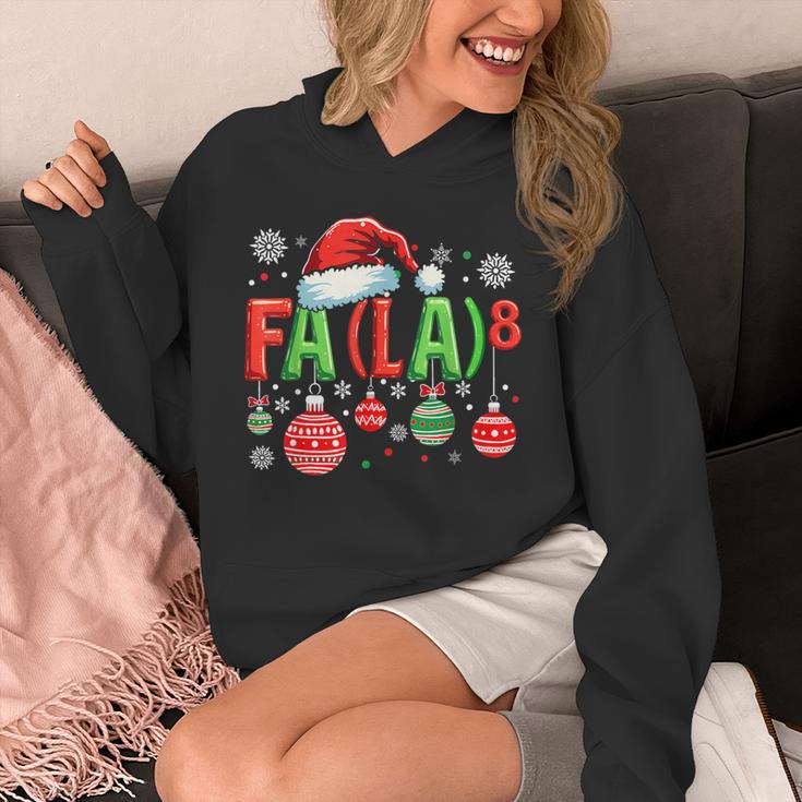 FA LA 8 Christmas Santa FA La Math Teacher Student Unisex Hoodie, funny design FA LA 8 Christmas Santa FA La Math Teacher Student Unisex Hoodie, funny design