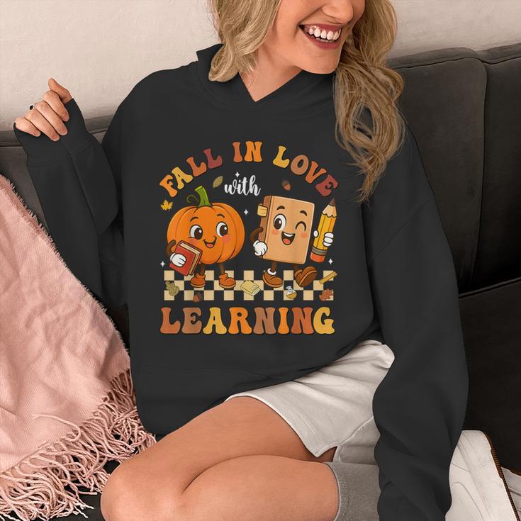 Fall In Love With Reading Book Autumn Pumpkins And Teachers Unisex Hoodie, funny design Fall In Love With Reading Book Autumn Pumpkins And Teachers Unisex Hoodie, funny design
