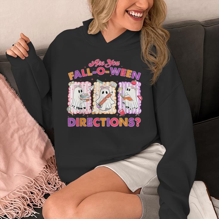 Are You Fall-O-Ween Directions Halloween Teacher Ghost Unisex Hoodie, funny design Are You Fall-O-Ween Directions Halloween Teacher Ghost Unisex Hoodie, funny design