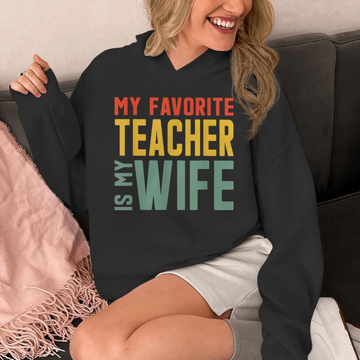 My Favorite Teacher Is My Wife Unisex Hoodie, funny design My Favorite Teacher Is My Wife Unisex Hoodie, funny design