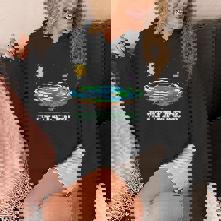 Flat Earth It's Flat Bro Conspiracy フラットアース パーカー