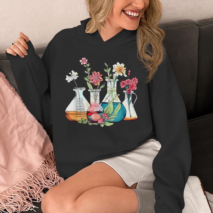 Floral Beakers Chemistry Lab Teacher Unisex Hoodie, funny design Floral Beakers Chemistry Lab Teacher Unisex Hoodie, funny design