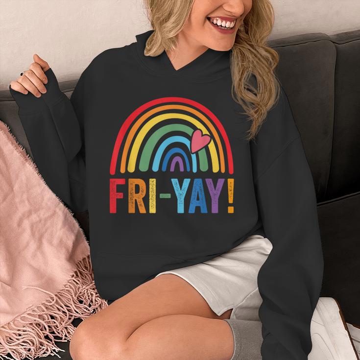 Fri-Yay Friyay Rainbow Colors Teacher Childrens Fun Designs Unisex Hoodie, funny design Fri-Yay Friyay Rainbow Colors Teacher Childrens Fun Designs Unisex Hoodie, funny design