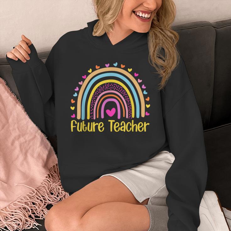 Future Teacher Rainbow Unisex Hoodie, Future Teacher Gifts, funny design Future Teacher Rainbow Unisex Hoodie, Future Teacher Gifts, funny design