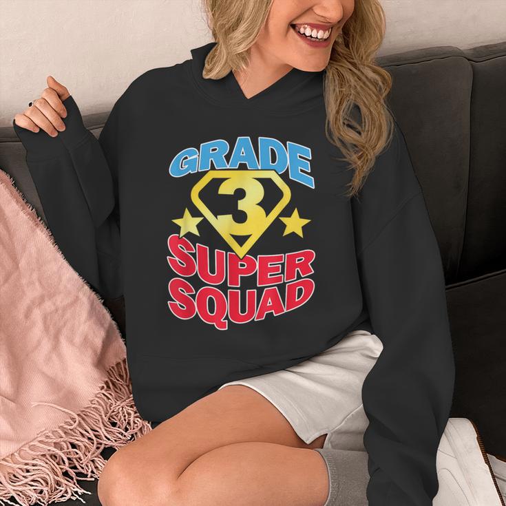 Grade 3 Super Squad Superhero Teacher Team Men Women Girls Kids Unisex Hoodie, Super Teacher Gifts, funny design