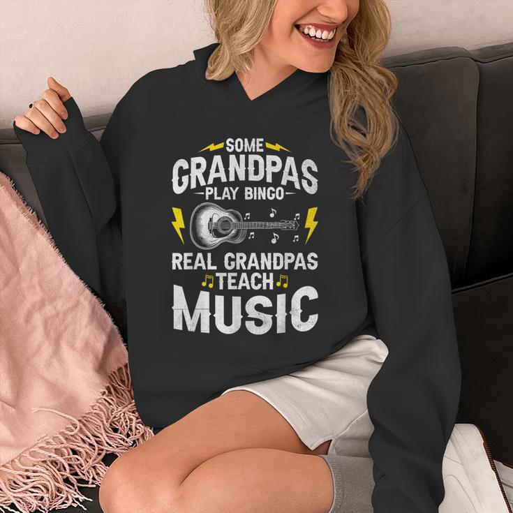 Some Grandpas Play Bingo Real Grandpas Teach Music Teacher Unisex Hoodie, funny design Some Grandpas Play Bingo Real Grandpas Teach Music Teacher Unisex Hoodie, funny design
