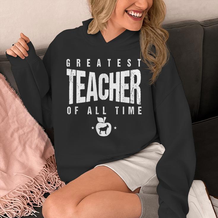 Greatest Teacher Of All Time Teachers Day 1 Teacher Goat Unisex Hoodie, funny design Greatest Teacher Of All Time Teachers Day 1 Teacher Goat Unisex Hoodie, funny design