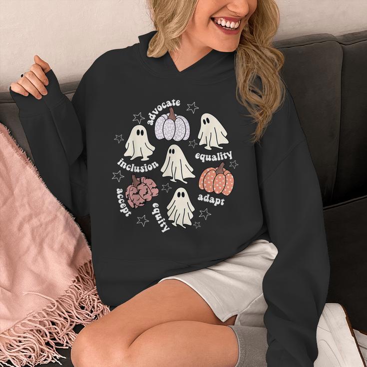 Halloween Advocate Heat Transfers Special Education Teacher Men Women Unisex Hoodie, funny design