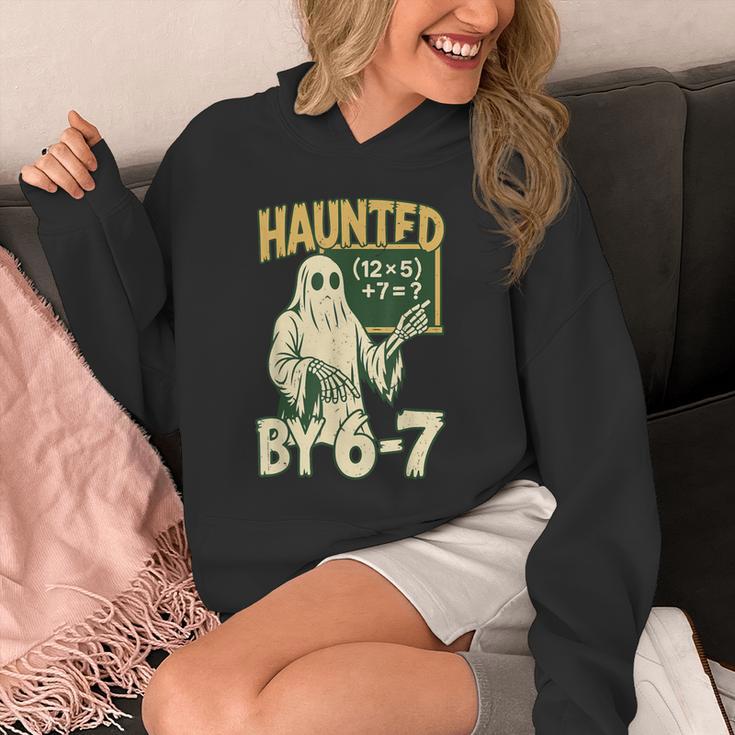 Halloween Costume Haunted By 67 Ghost Math Teacher Professor Unisex Hoodie, funny design Halloween Costume Haunted By 67 Ghost Math Teacher Professor Unisex Hoodie, funny design