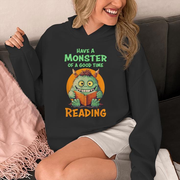Halloween Teacher Librarian Monster Reading Books Men Women Kids Unisex Hoodie, funny design Halloween Teacher Librarian Monster Reading Books Men Women Kids Unisex Hoodie, funny design