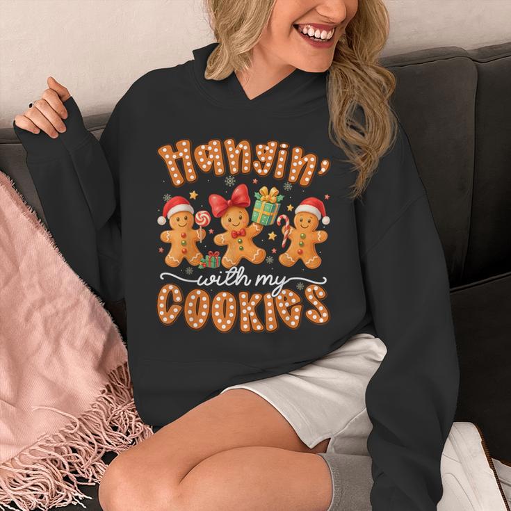 Hangin With My Cookies Gingerbread Men Women Xmas Teacher Unisex Hoodie, funny design Hangin With My Cookies Gingerbread Men Women Xmas Teacher Unisex Hoodie, funny design