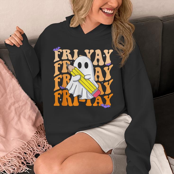 Happy Fri-Yay Friday Lovers Groovy Teacher Life Halloween Unisex Hoodie, Groovy Teacher Gifts, funny design Happy Fri-Yay Friday Lovers Groovy Teacher Life Halloween Unisex Hoodie, Groovy Teacher Gifts, funny design
