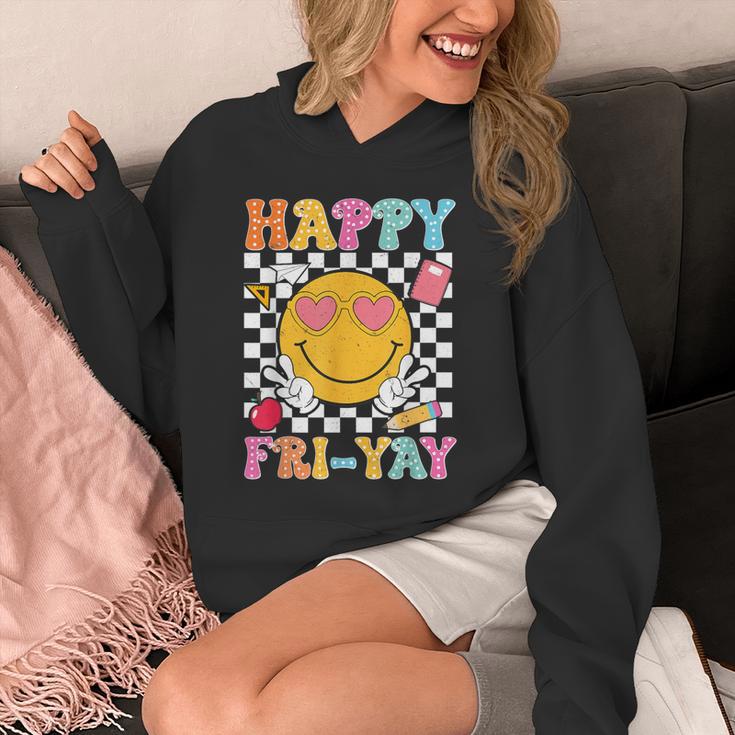 Happy Fri-Yay Groovy Teacher Friday Weekend Fri Yay Unisex Hoodie, Groovy Teacher Gifts, funny design Happy Fri-Yay Groovy Teacher Friday Weekend Fri Yay Unisex Hoodie, Groovy Teacher Gifts, funny design