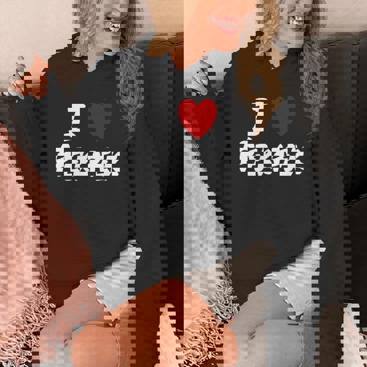 I Heart 愛 Pekpek フィリピンタガログ語 フィリピン フィリピン人 長袖tシャツ パーカー