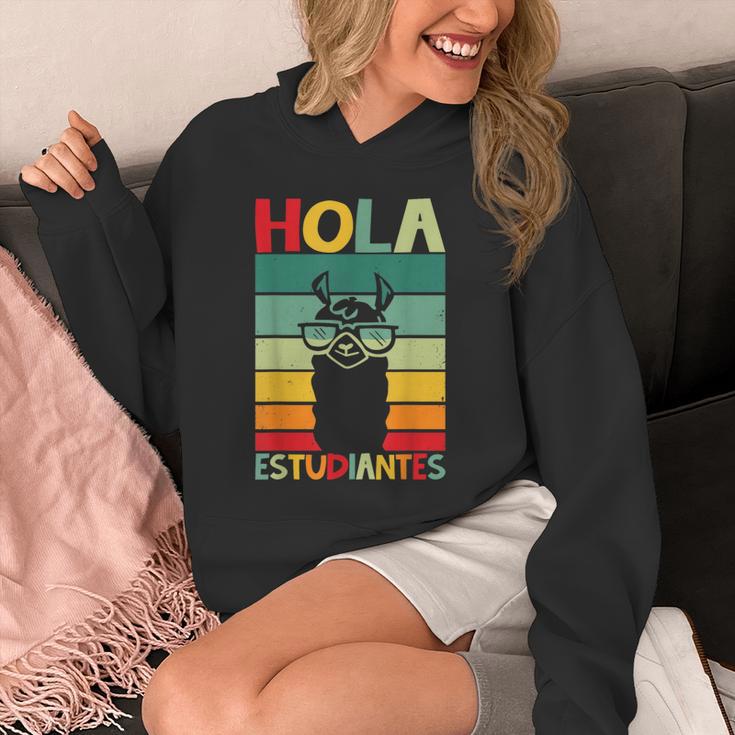 Hola Estudiantes Spanish Teacher Back To School 2025 Unisex Hoodie, funny design Hola Estudiantes Spanish Teacher Back To School 2025 Unisex Hoodie, funny design
