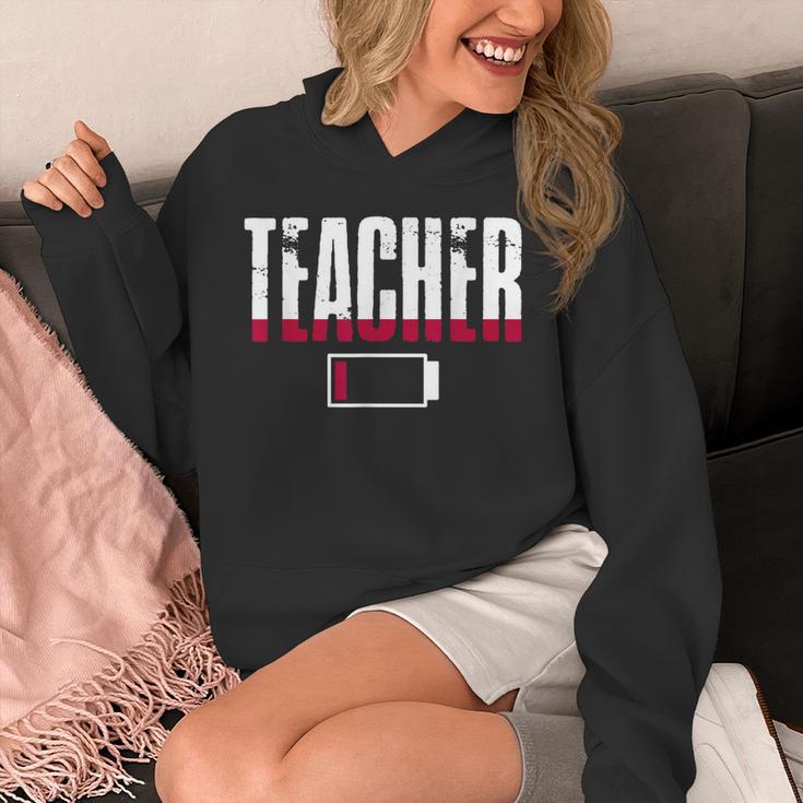 Humor Teacher Empty Battery Power Men Women Unisex Hoodie, funny design Humor Teacher Empty Battery Power Men Women Unisex Hoodie, funny design