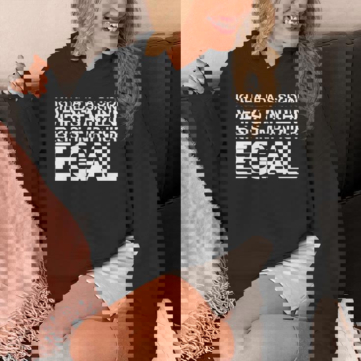 Ich Hab Daschonerstanden 面白いドイツ語の言葉 長袖tシャツ パーカー