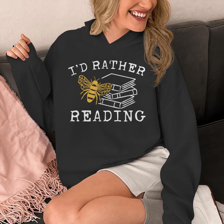 I'd Rather Bee Reading Teacher Librarian Book Lover Unisex Hoodie, funny design I'd Rather Bee Reading Teacher Librarian Book Lover Unisex Hoodie, funny design