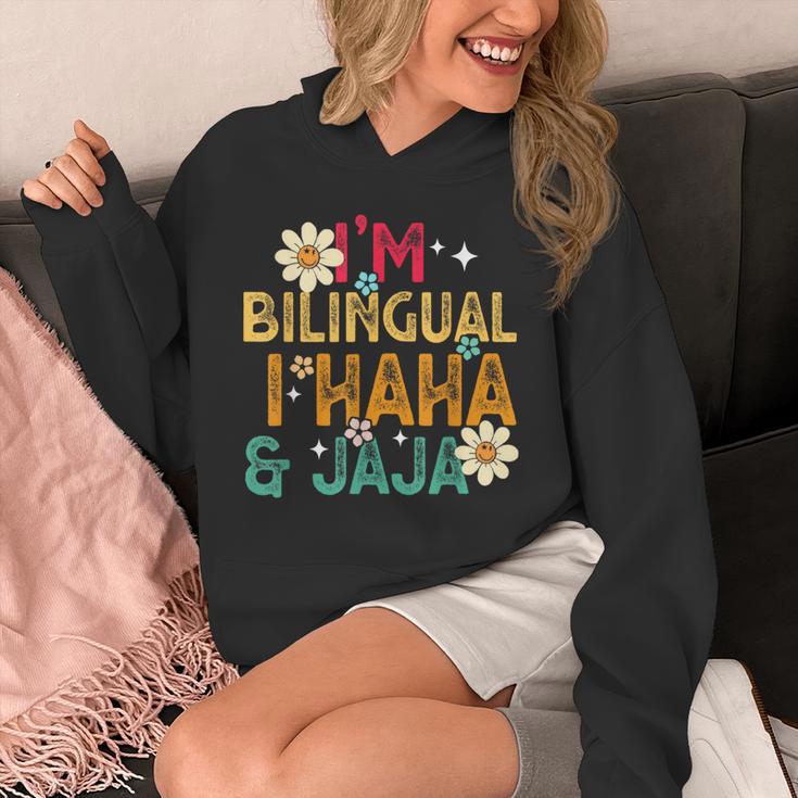 I’m Bilingual I Haha And Jaja Spanish Teacher Bilingual For Men Women Girls Kids Unisex Hoodie, funny design