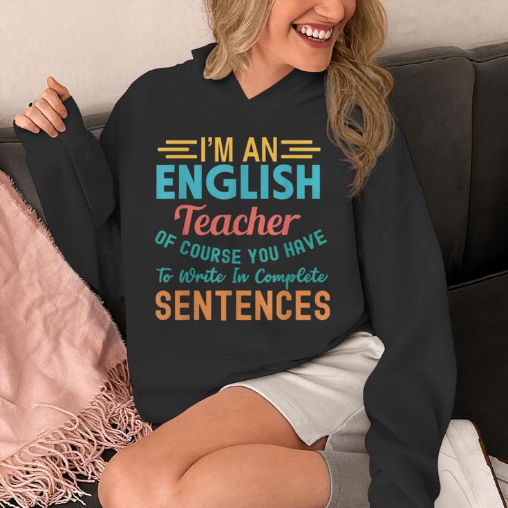 I'm An English Teacher Of Course You Have To Write Unisex Hoodie, English Teacher Gifts, funny design I'm An English Teacher Of Course You Have To Write Unisex Hoodie, English Teacher Gifts, funny design