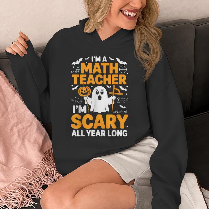 I'm A Math Teacher I'm Scary All Year Long Spooky Halloween Unisex Hoodie, funny design
