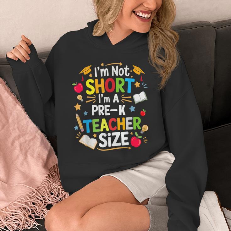 I'm Not Short I'm A Pre-K Teacher Size Back To School Unisex Hoodie, funny design I'm Not Short I'm A Pre-K Teacher Size Back To School Unisex Hoodie, funny design