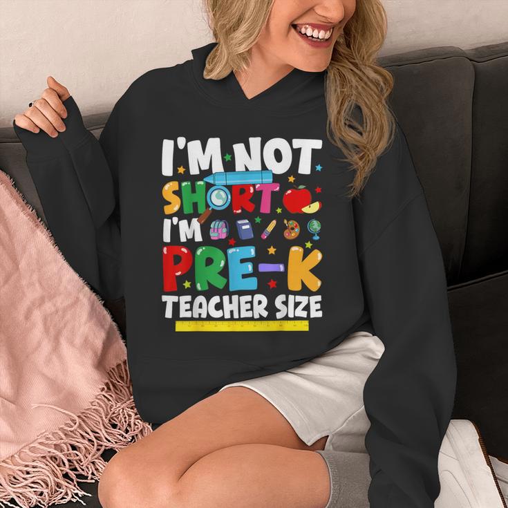 I'm Not Short I'm Pre-K Teacher Size Back To School Teacher Unisex Hoodie, funny design I'm Not Short I'm Pre-K Teacher Size Back To School Teacher Unisex Hoodie, funny design