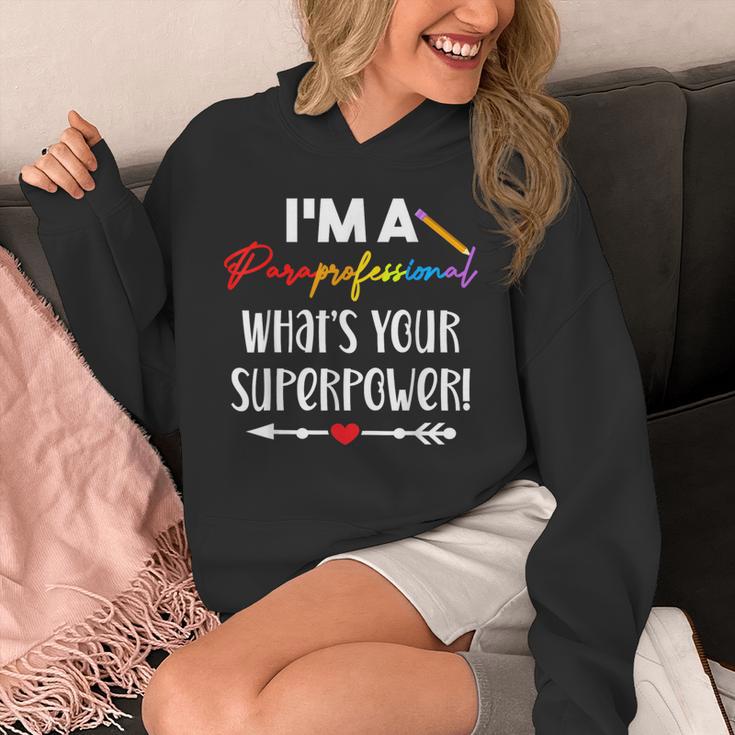 I'm A Paraprofessional What's Your Superpower Para Teacher Unisex Hoodie, funny design I'm A Paraprofessional What's Your Superpower Para Teacher Unisex Hoodie, funny design