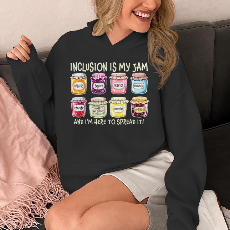 Inclusion Is My Jam And I'm Here To Spread It Sped Teacher Unisex Hoodie, funny design Inclusion Is My Jam And I'm Here To Spread It Sped Teacher Unisex Hoodie, funny design
