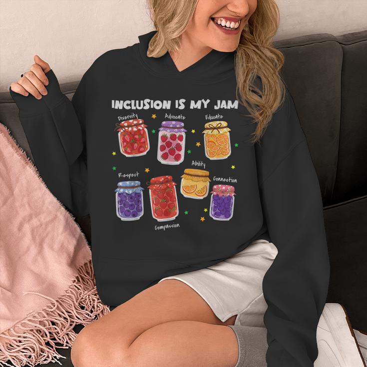 Inclusion Is My Jam Special Education Teacher Para Autism Unisex Hoodie, funny design