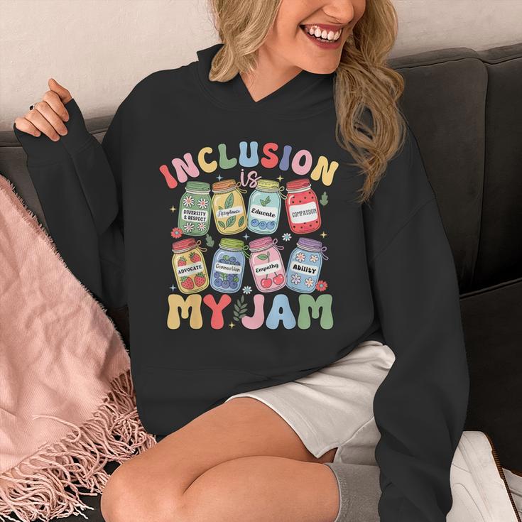 Inclusion Is My Jam SPED Teacher Special Education Life Unisex Hoodie, funny design Inclusion Is My Jam SPED Teacher Special Education Life Unisex Hoodie, funny design